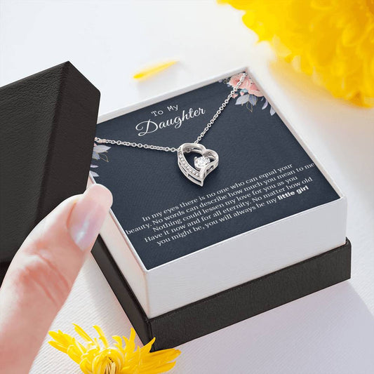 To My Daughter Necklace, Daughter Birthday Gift, Daughter Gifts From Father