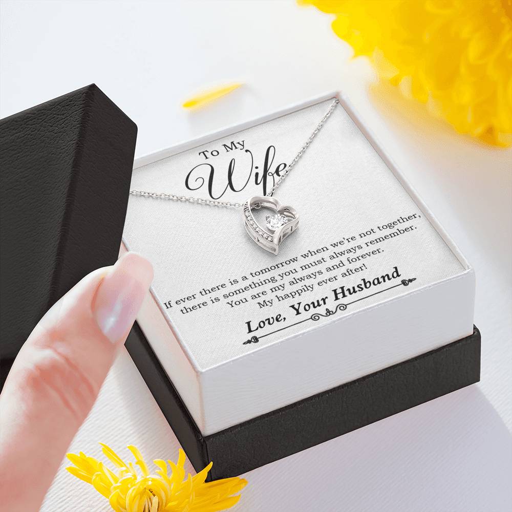 To My Wife Necklace, Engagement Gift for Future Wife, Birthday Gift