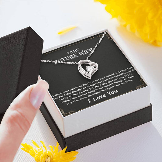 To My Future Wife Necklace, Engagement Gift for Future Wife, Birthday Gift
