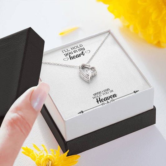 ZEN DEAL - Gold Forever Love Heart Necklace with Gift Box