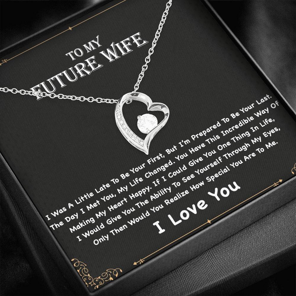 To My Future Wife Necklace, Engagement Gift for Future Wife, Birthday Gift
