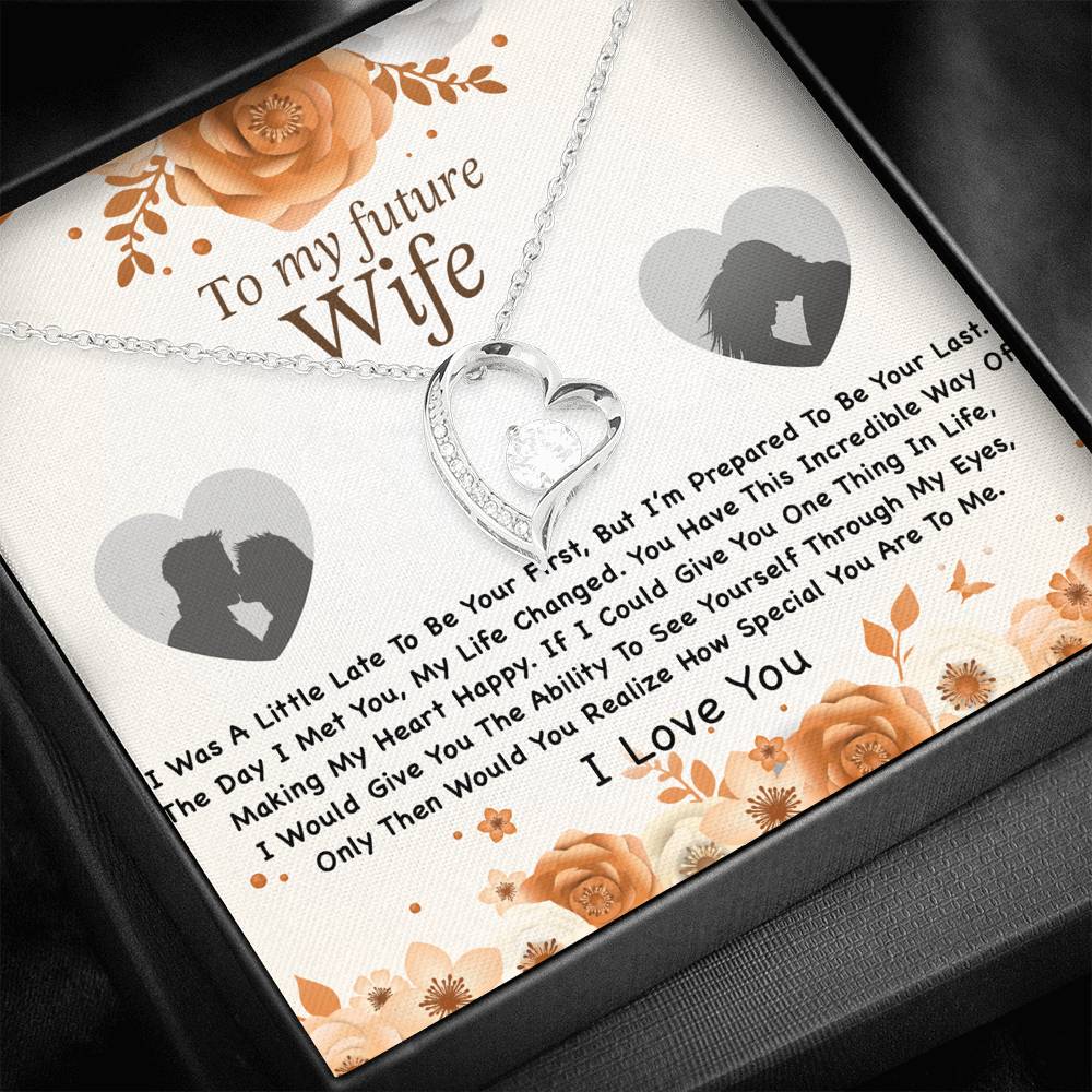 To My Future Wife Necklace, Engagement Gift for Future Wife, Birthday Gift