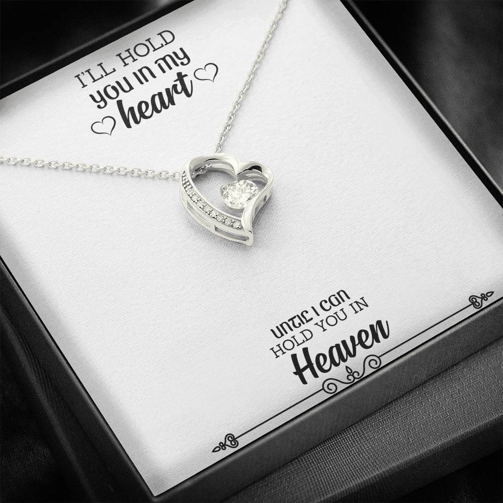 ZEN DEAL - Gold Forever Love Heart Necklace with Gift Box