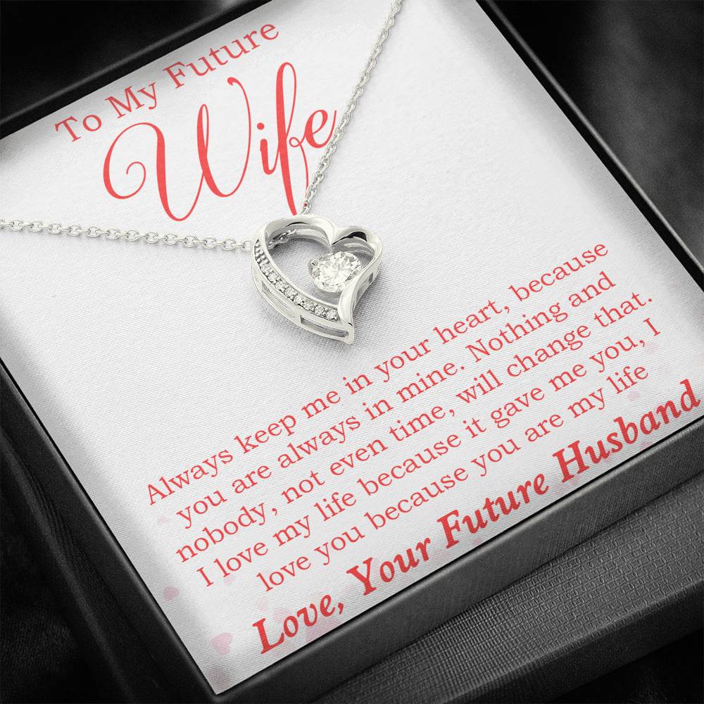 To My Future Wife Necklace, Engagement Gift for Future Wife, Birthday Gift