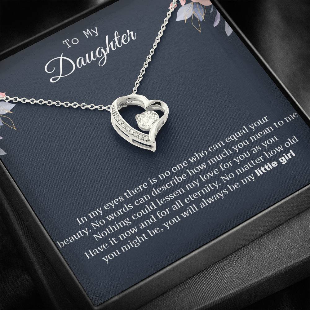 To My Daughter Necklace, Daughter Birthday Gift, Daughter Gifts From Father