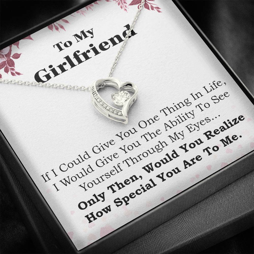 To My Girlfriend Necklace - Special, Necklace for Girlfriend, Birthday Gift for Girlfriend