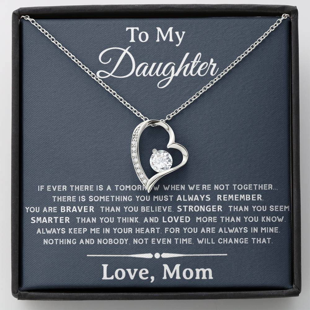 To My Daughter Necklace, Daughters Birthday, Gift For Daughter From Mom