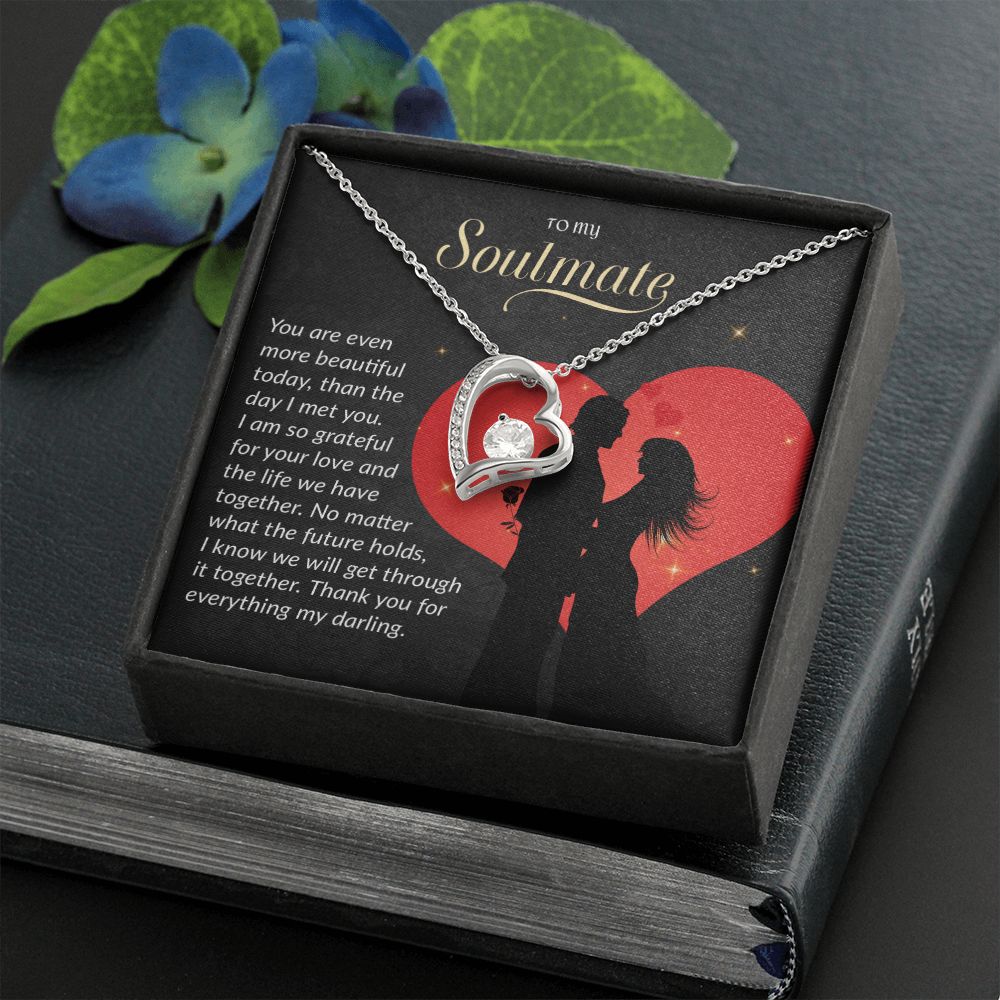To My Soulmate Necklace, Gift For Wife, Gift from Husband, Valentine Days Gift