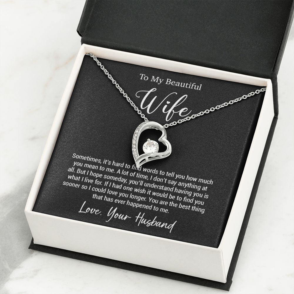 To My Wife Necklace, Gift For Wife, Wife Birthday Gift, Valentine Gifts For Her