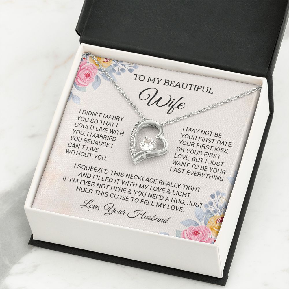 To My Wife Necklace, Gift For Soulmate, Gift For Her, Valentine Gift For Her