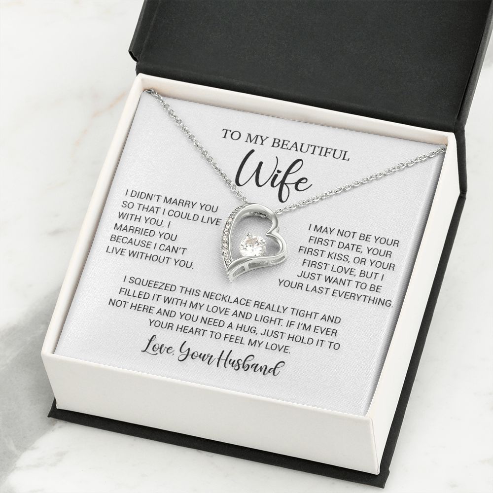 To My Wife Necklace, Valentine Gift For Her, Gift For Her, Gift For Soulmate