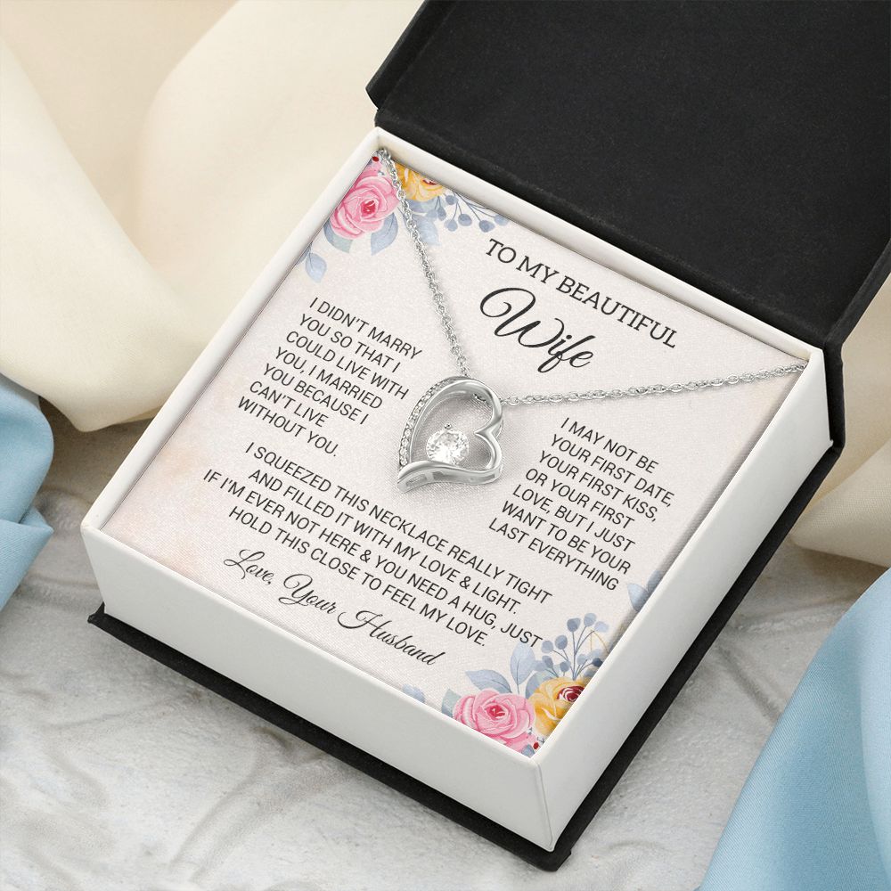 To My Wife Necklace, Gift For Soulmate, Gift For Her, Valentine Gift For Her