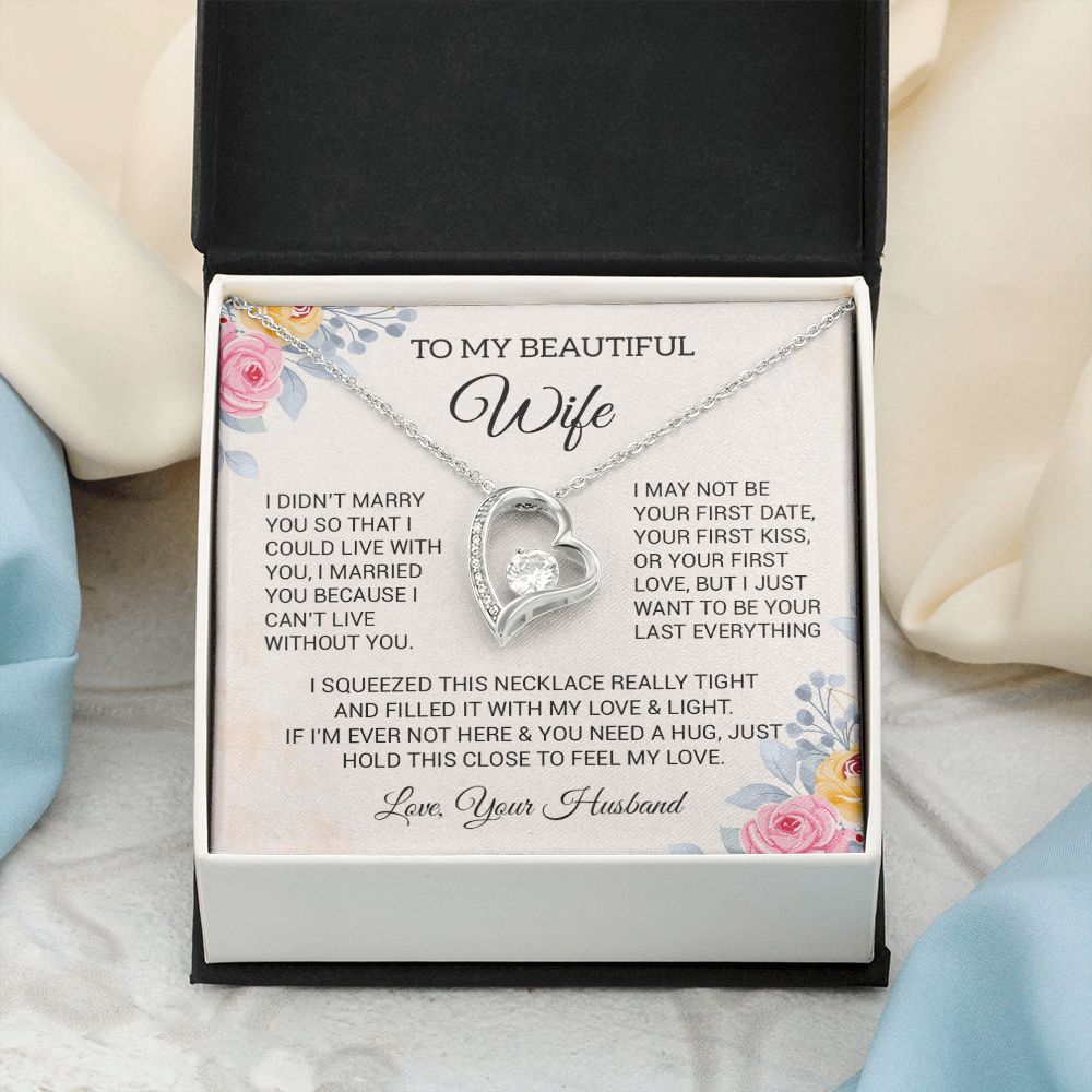 To My Wife Necklace, Gift For Soulmate, Gift For Her, Valentine Gift For Her