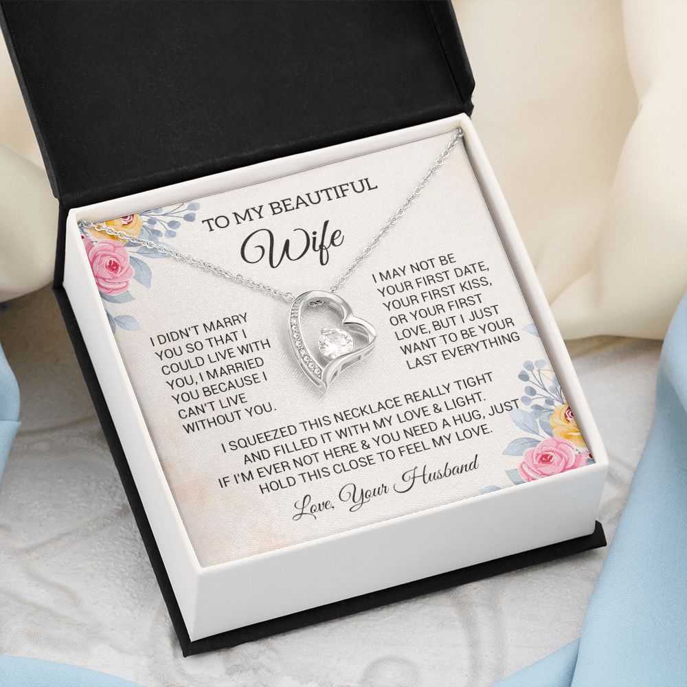To My Wife Necklace, Gift For Soulmate, Gift For Her, Valentine Gift For Her