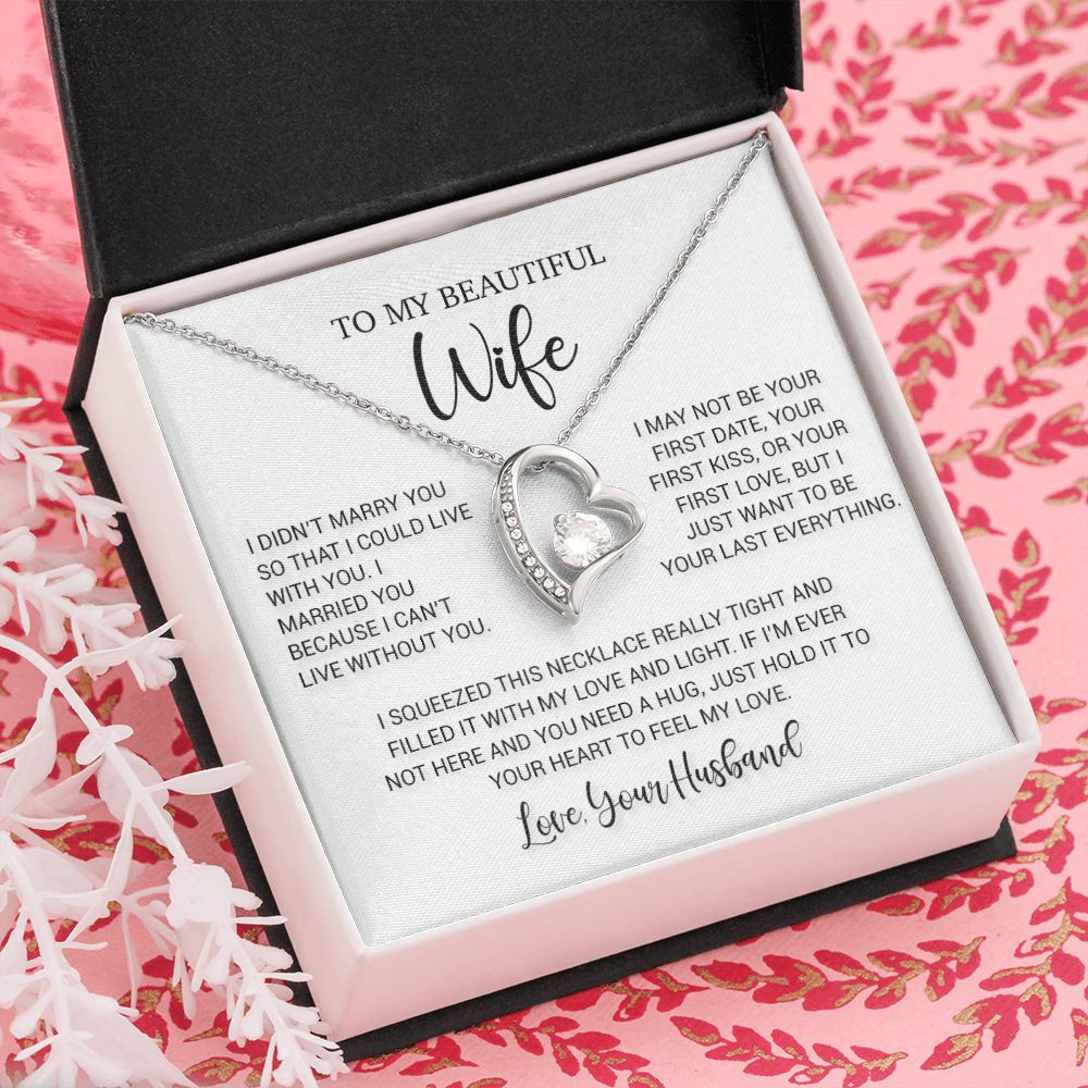 To My Wife Necklace, Valentine Gift For Her, Gift For Her, Gift For Soulmate