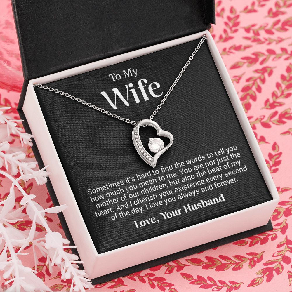 To My Wife Necklace, Anniversary Gift For Wife, Wife Birthday Gift, Mother Day