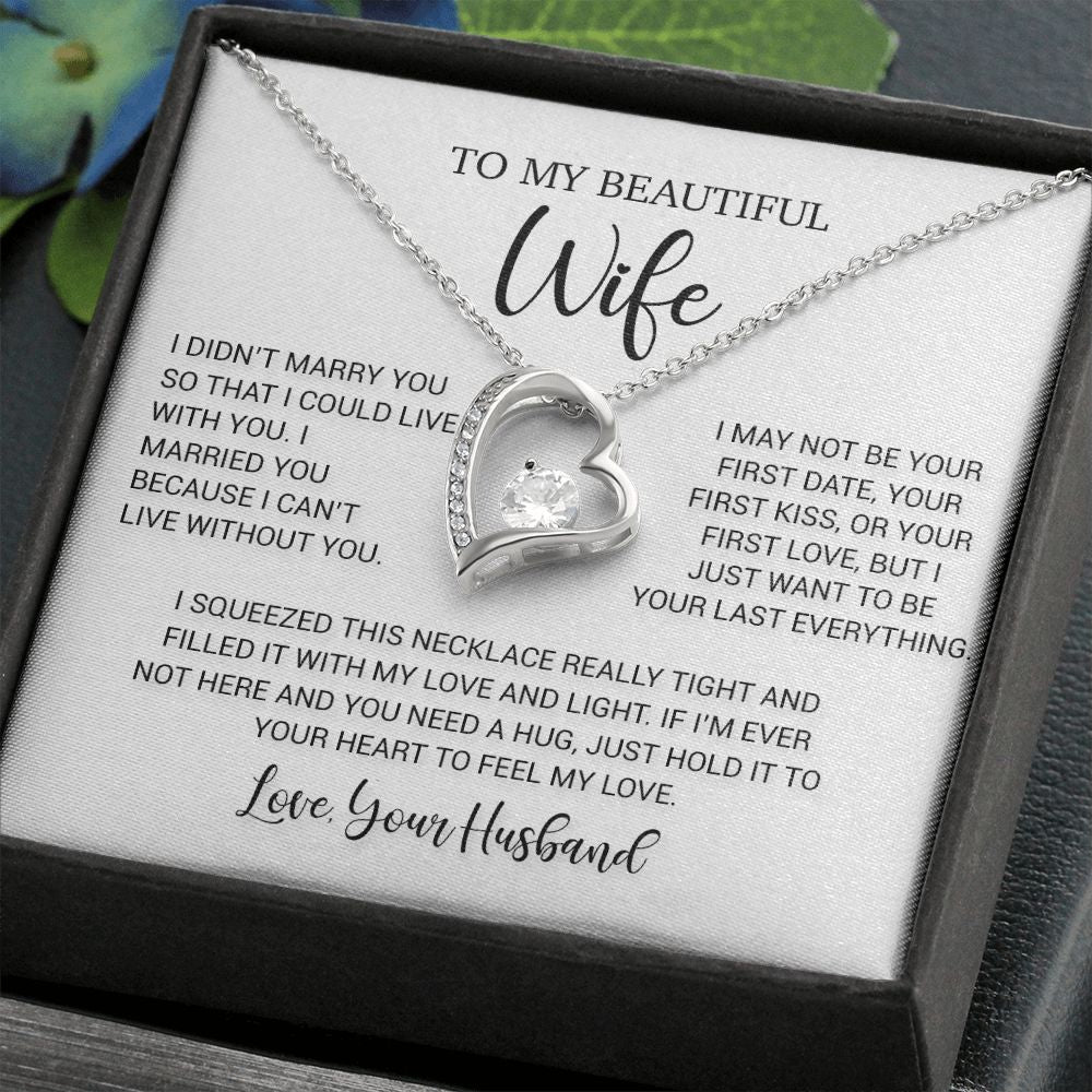 To My Wife Necklace, Valentine Gift For Her, Gift For Her, Gift For Soulmate