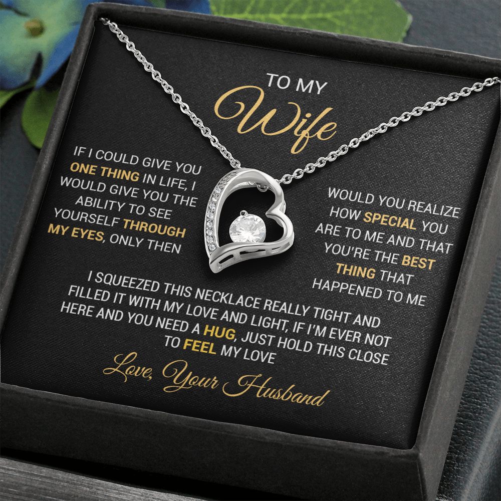 To My Wife Necklace, Gift For Wife, Anniversary Gift For Wife, Necklace For Wife