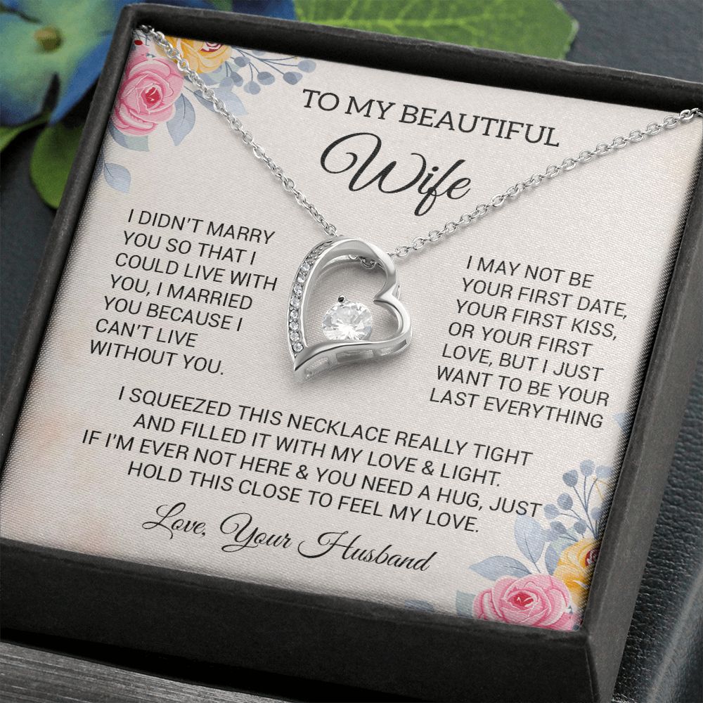 To My Wife Necklace, Gift For Soulmate, Gift For Her, Valentine Gift For Her