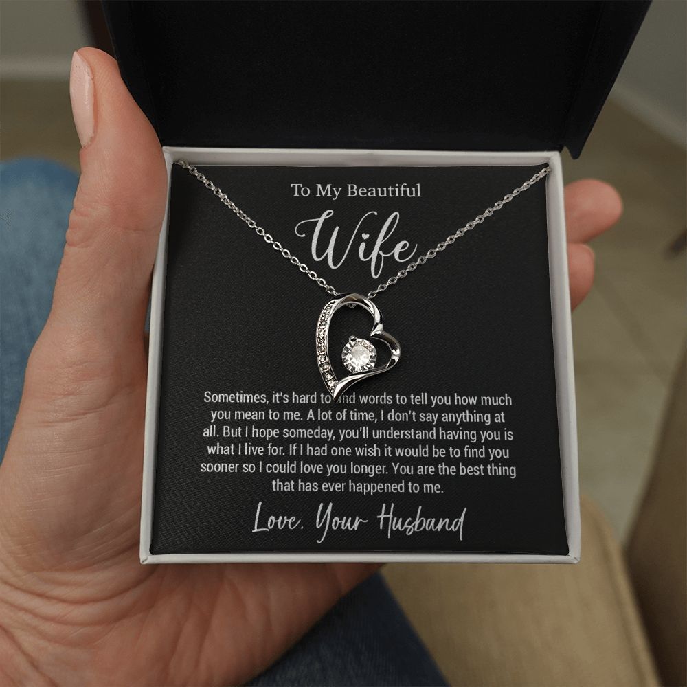 To My Wife Necklace, Gift For Wife, Wife Birthday Gift, Valentine Gifts For Her