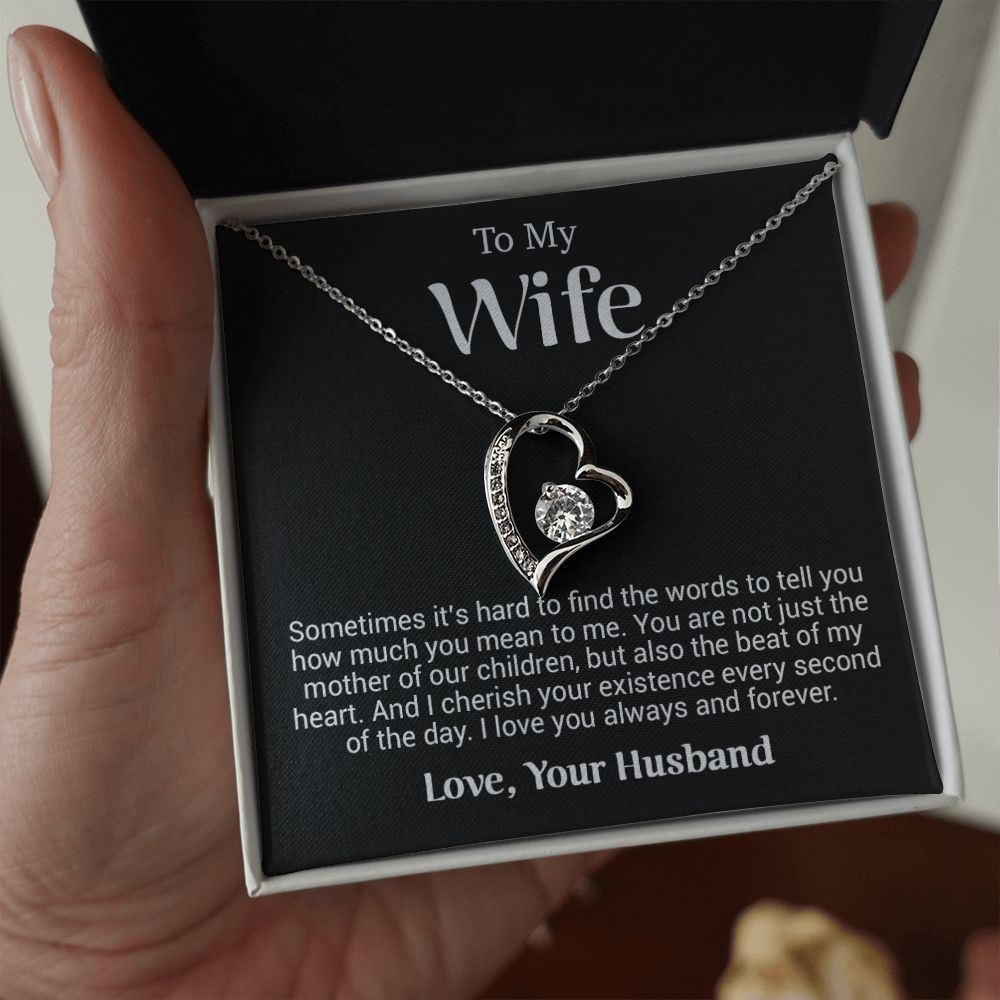 To My Wife Necklace, Anniversary Gift For Wife, Wife Birthday Gift, Mother Day