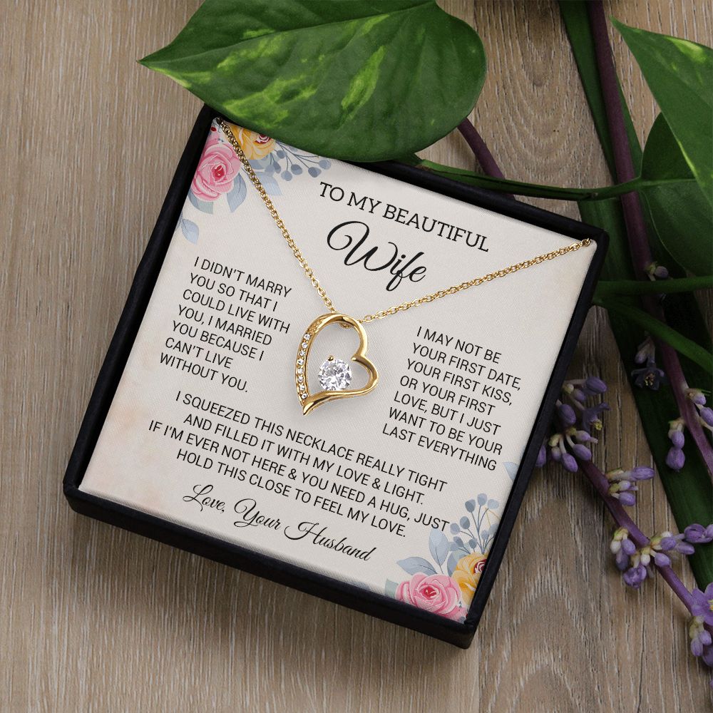 To My Wife Necklace, Gift For Soulmate, Gift For Her, Valentine Gift For Her