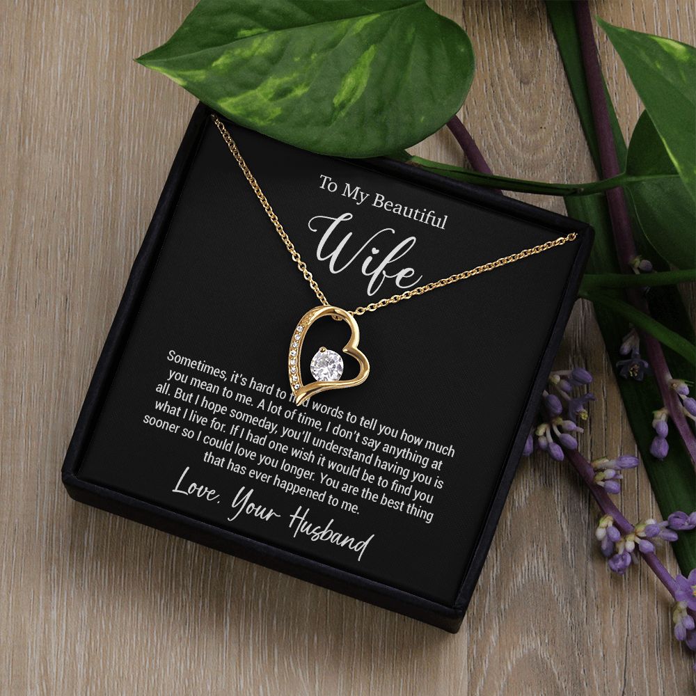 To My Wife Necklace, Gift For Wife, Wife Birthday Gift, Valentine Gifts For Her