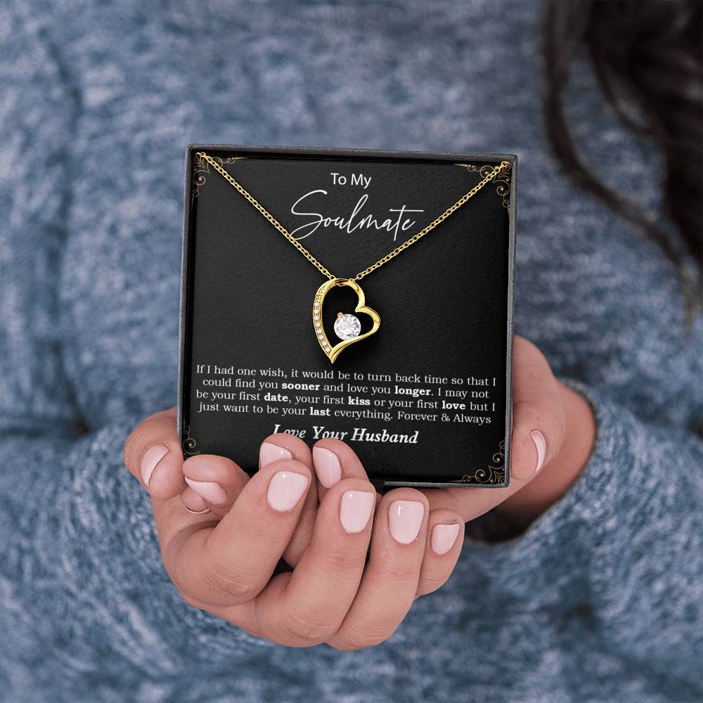 To My Future Wife Necklace, Necklaces for Wife from Husband Birthday Gift