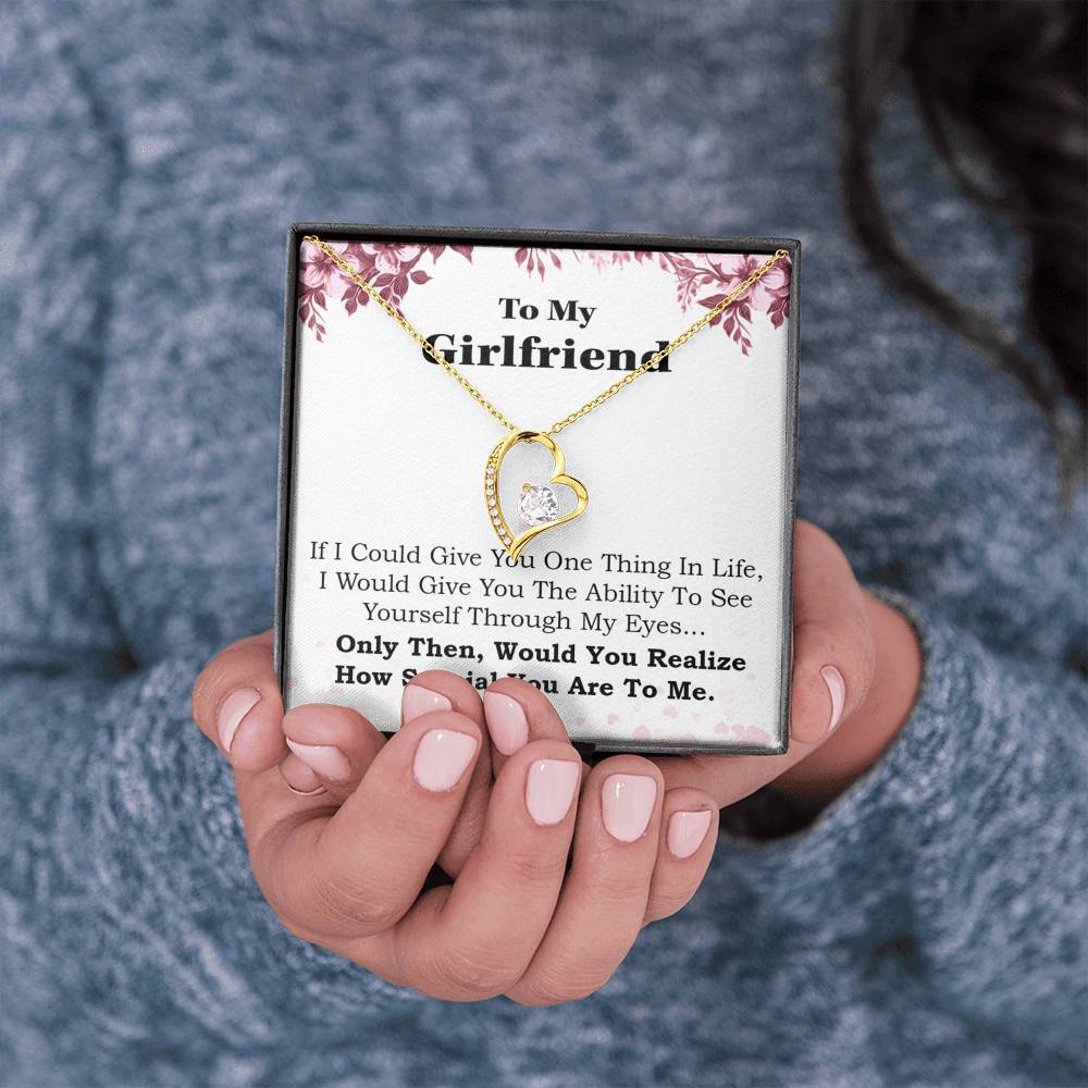 To My Girlfriend Necklace - Special, Necklace for Girlfriend, Birthday Gift for Girlfriend