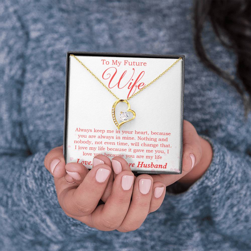 To My Future Wife Necklace, Engagement Gift for Future Wife, Birthday Gift