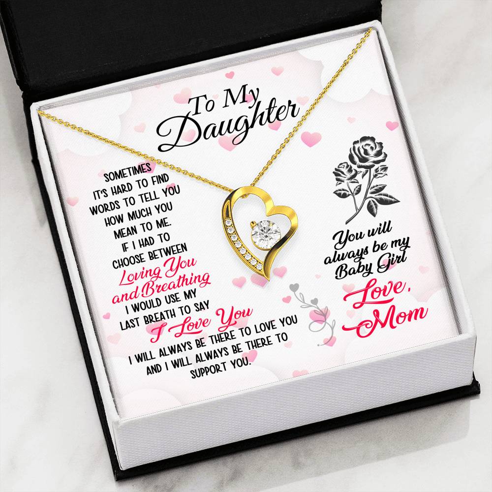 To My Daughter - custom message card