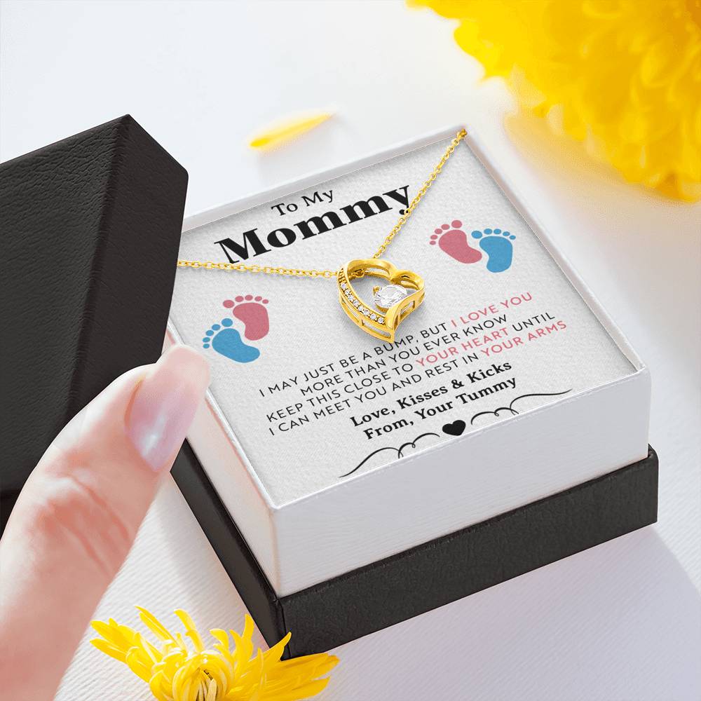 To My Mommy Gift Necklace, Trendy, Gift for New Mom in Hospital, Pregnancy Gift