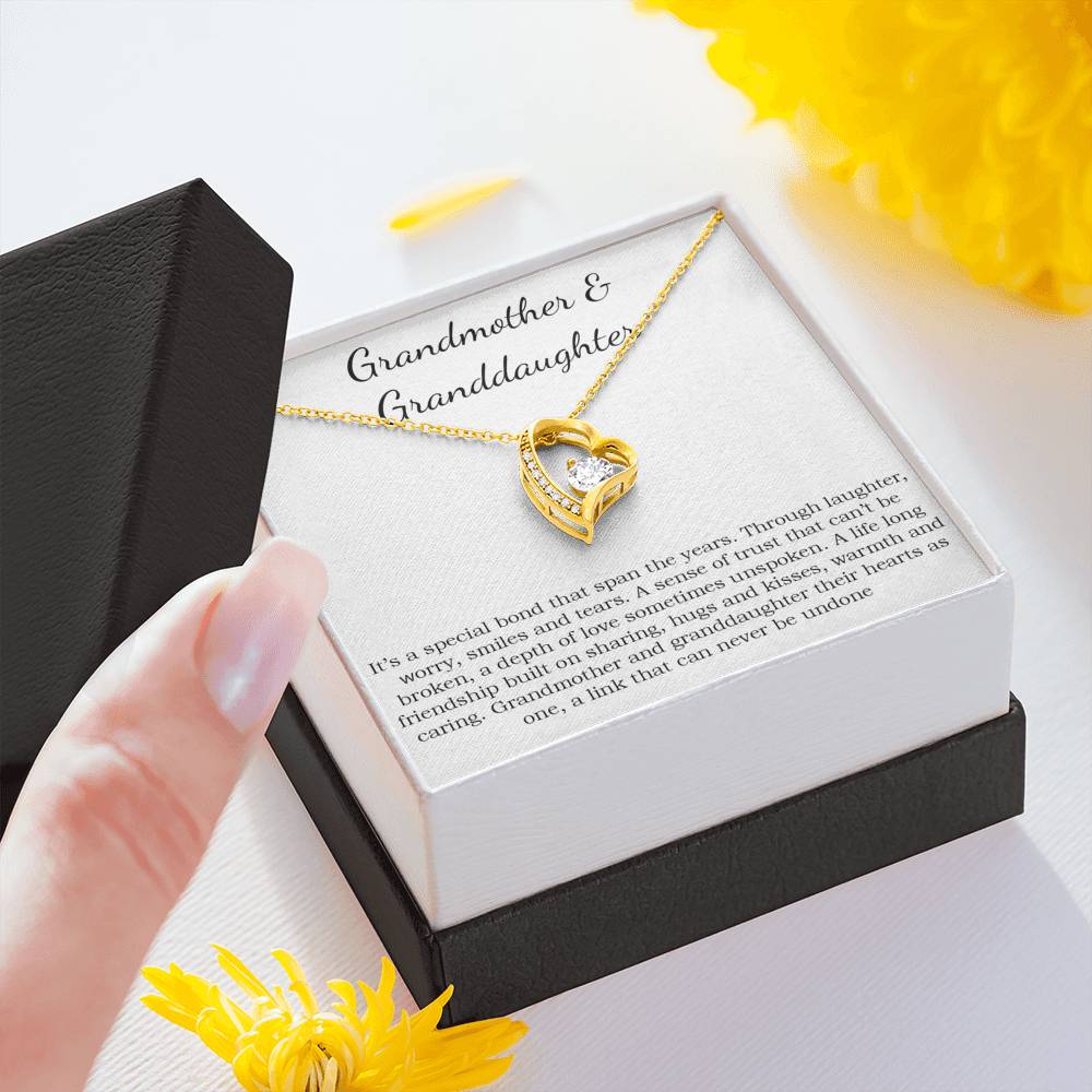 Grandmother & Granddaughter Necklace, Grandma Gift, Grandma Birthday Gift, Granddaughter Gift