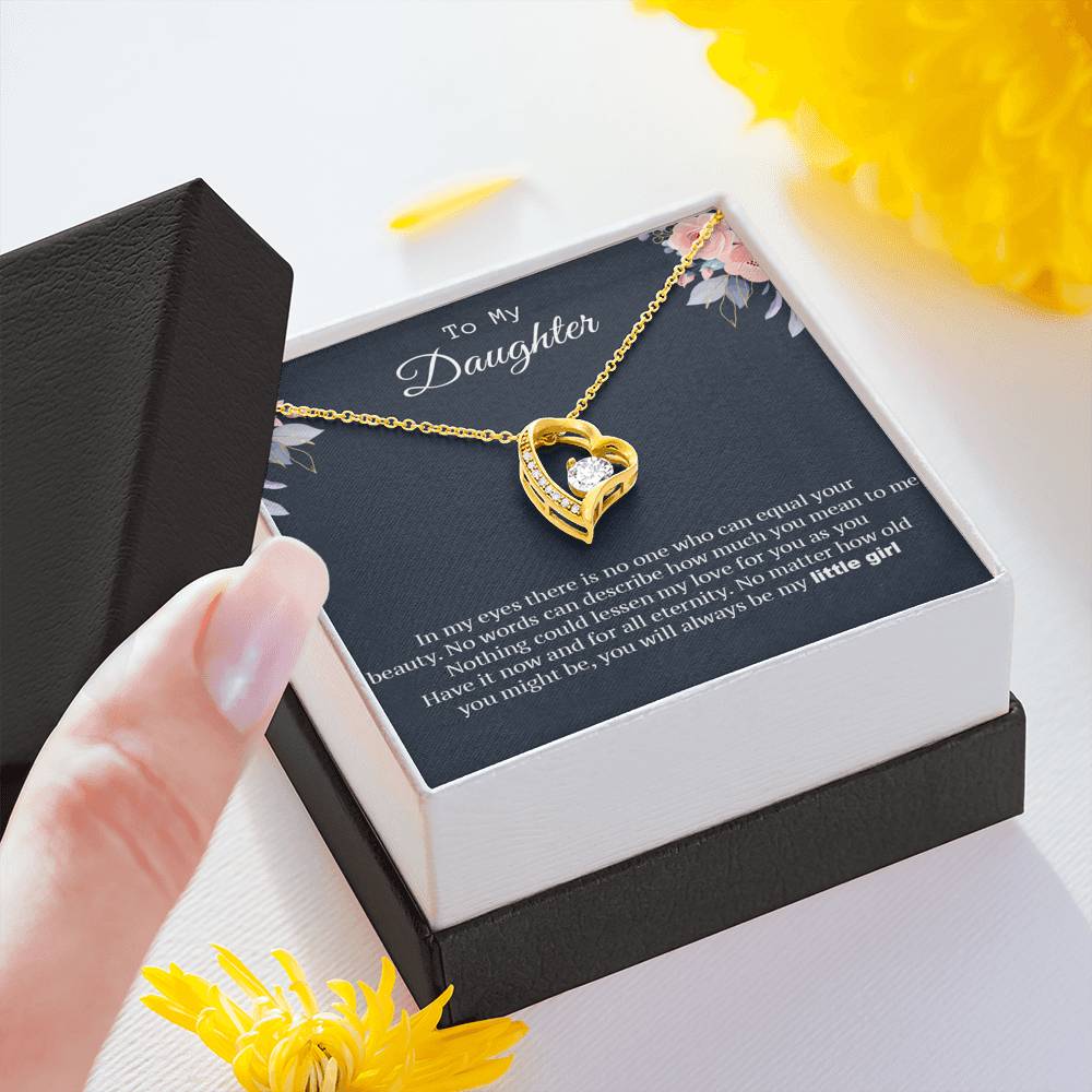 To My Daughter Necklace, Daughter Birthday Gift, Daughter Gifts From Father