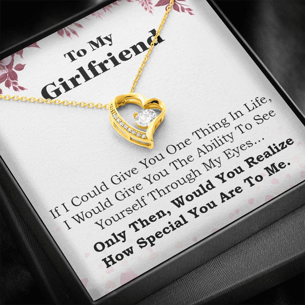To My Girlfriend Necklace - Special, Necklace for Girlfriend, Birthday Gift for Girlfriend