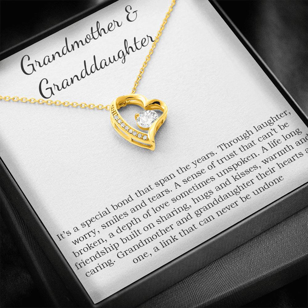 Grandmother & Granddaughter Necklace, Grandma Gift, Grandma Birthday Gift, Granddaughter Gift