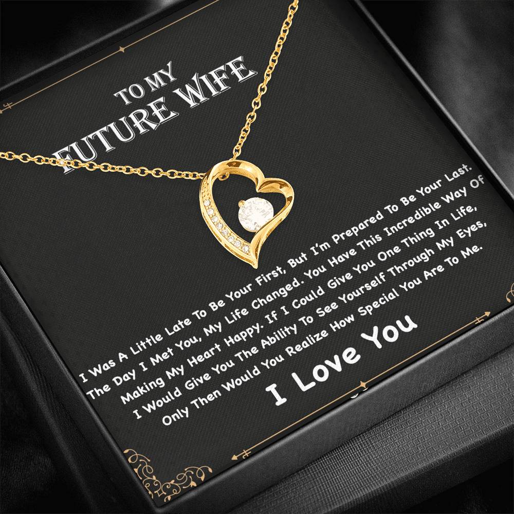To My Future Wife Necklace, Engagement Gift for Future Wife, Birthday Gift