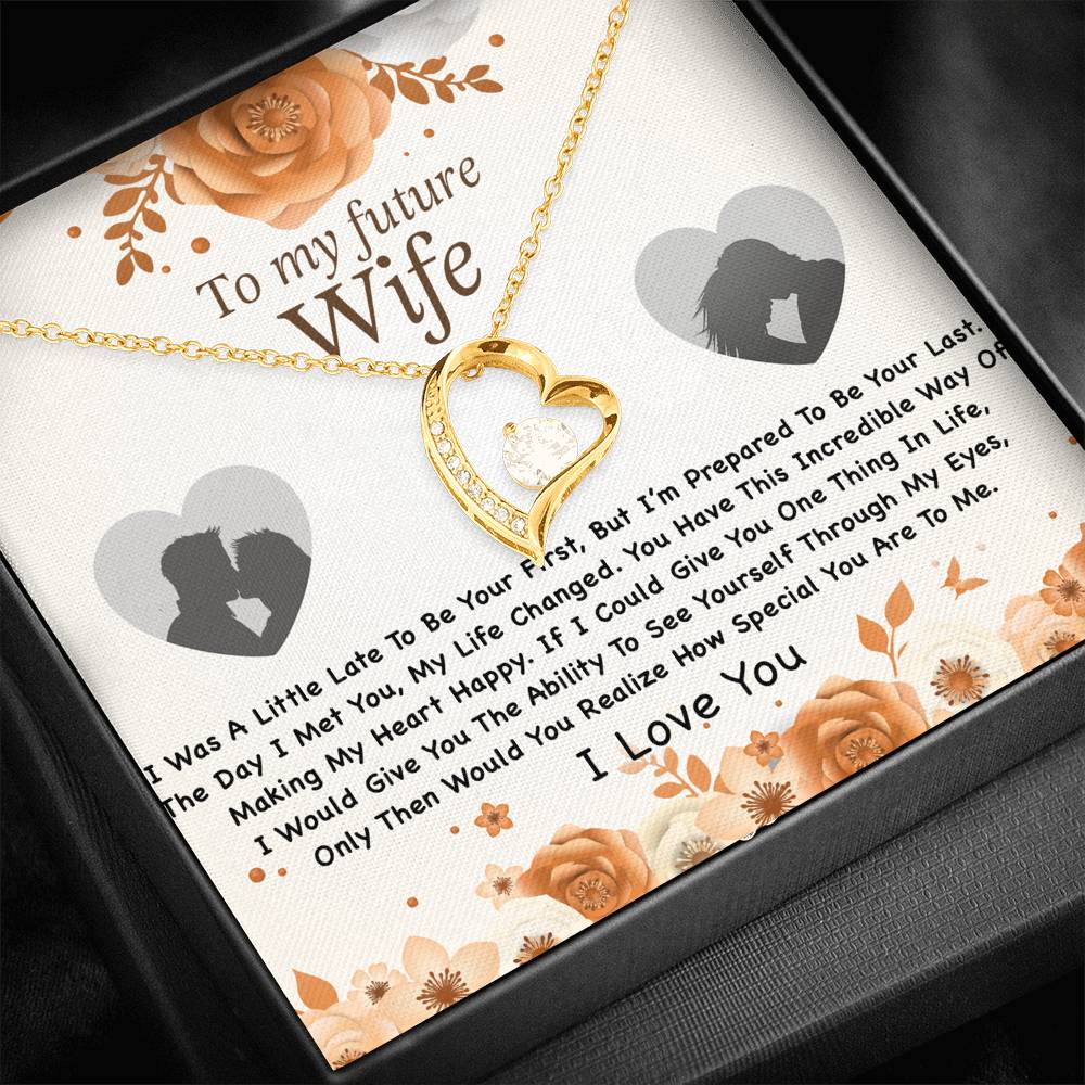 To My Future Wife Necklace, Engagement Gift for Future Wife, Birthday Gift