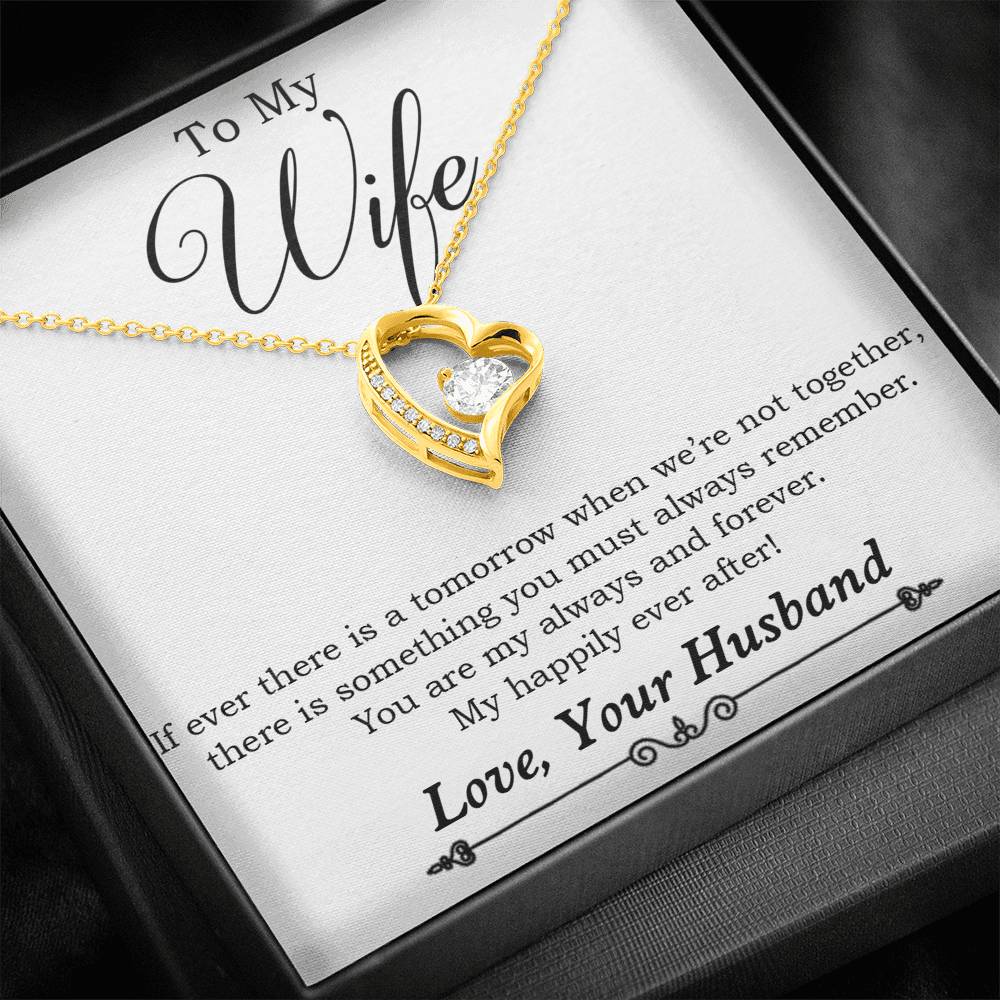 To My Wife Necklace, Engagement Gift for Future Wife, Birthday Gift