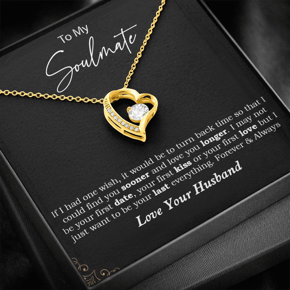 To My Future Wife Necklace, Necklaces for Wife from Husband Birthday Gift