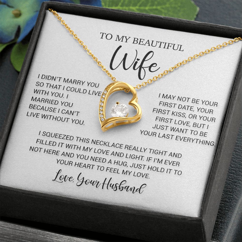 To My Wife Necklace, Valentine Gift For Her, Gift For Her, Gift For Soulmate