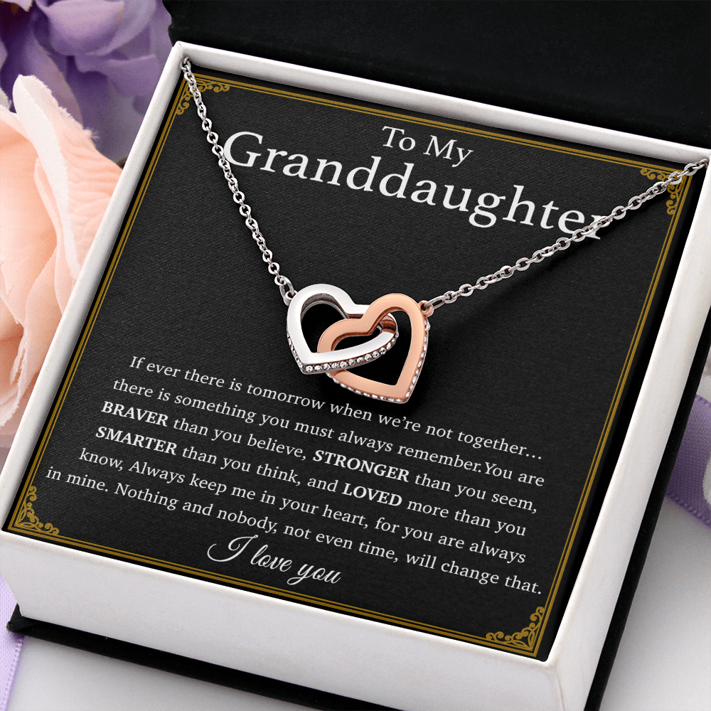 To My Granddaughter Necklace, Birthday Gift For Granddaughter, Birthday Gifts