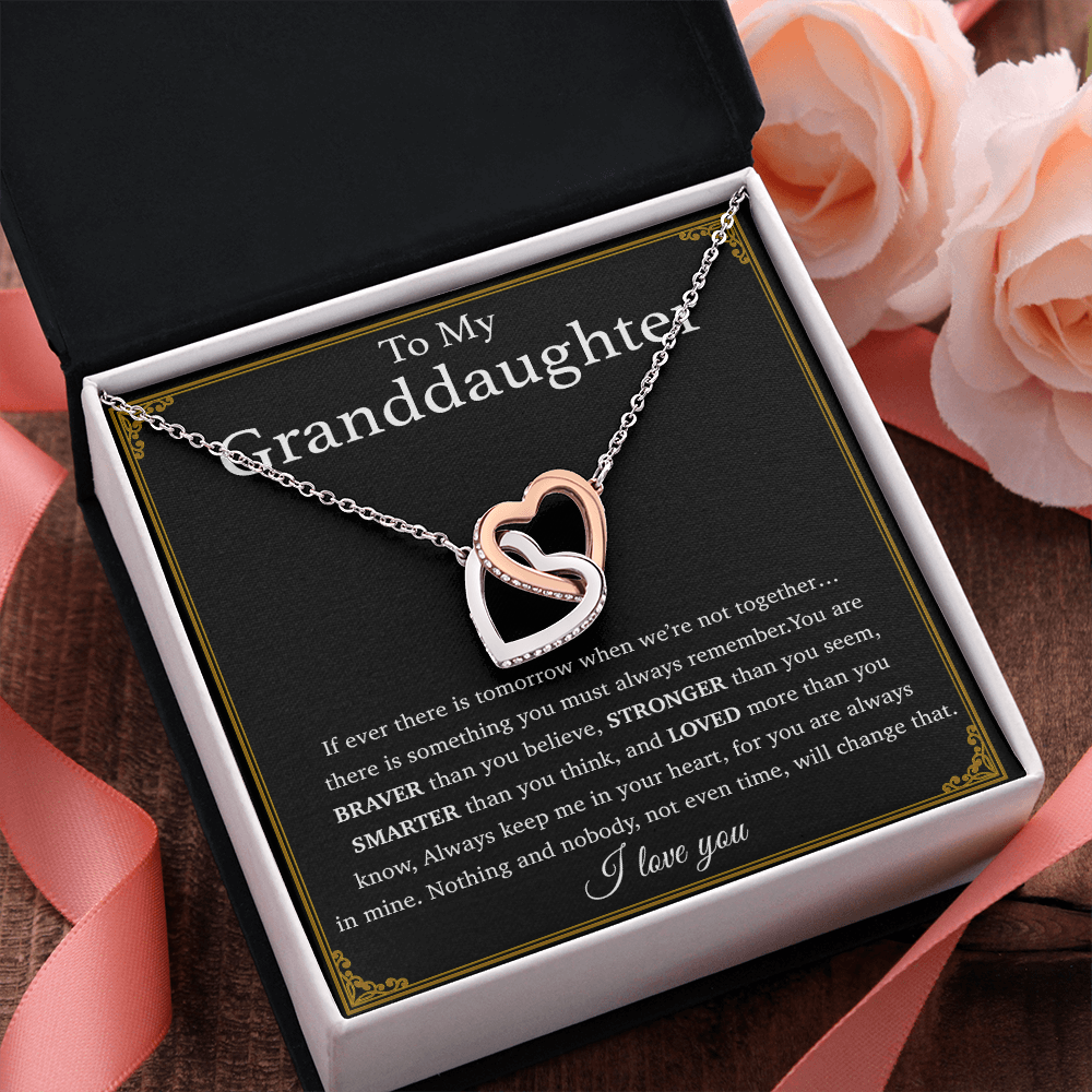 To My Granddaughter Necklace, Birthday Gift For Granddaughter, Birthday Gifts