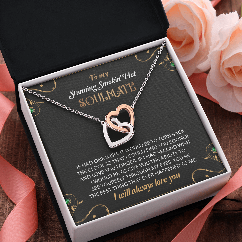 To My Stunning Smoking Hot Soulmate Necklace, Gift For Wife, Birthday Gift