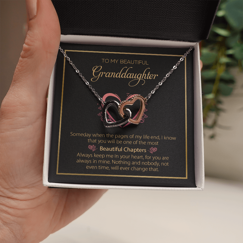 To My Granddaughter Necklace, Granddaughter Necklace, Granddaughter Gifts