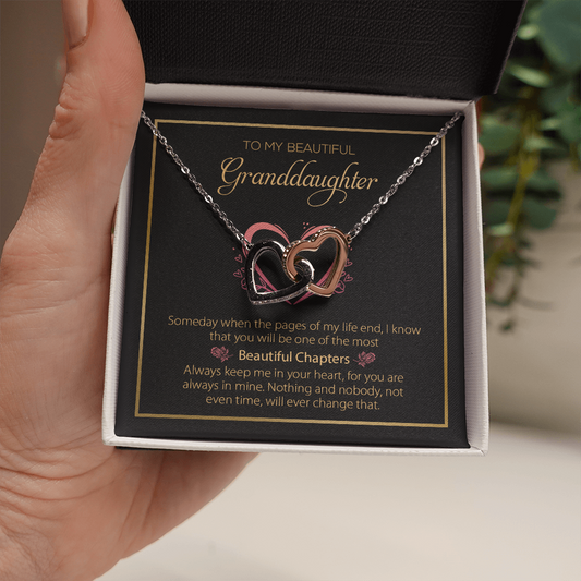 To My Granddaughter Necklace, Granddaughter Necklace, Granddaughter Gifts