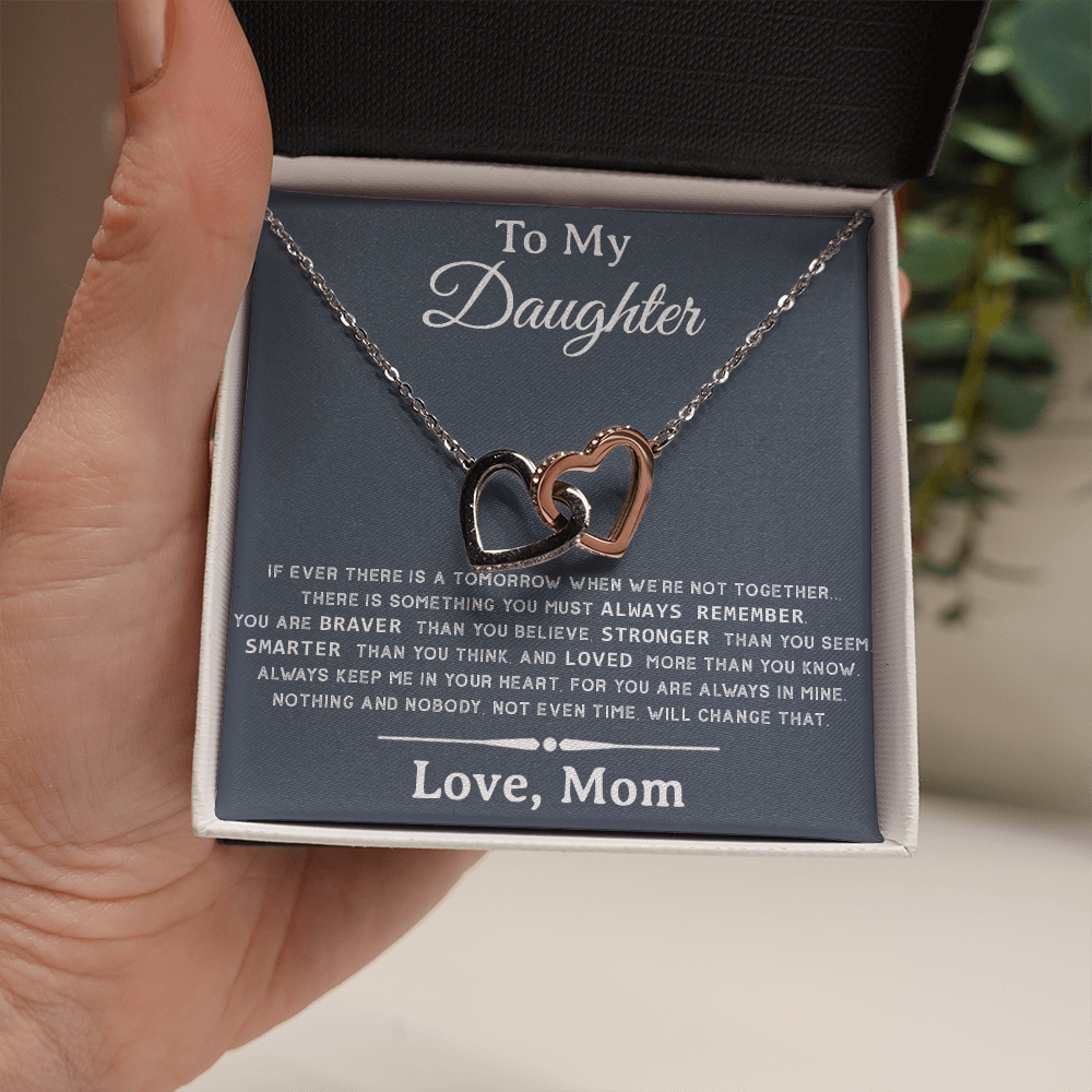 To My Daughter Necklace, Daughters Birthday, Gift For Daughter From Mom