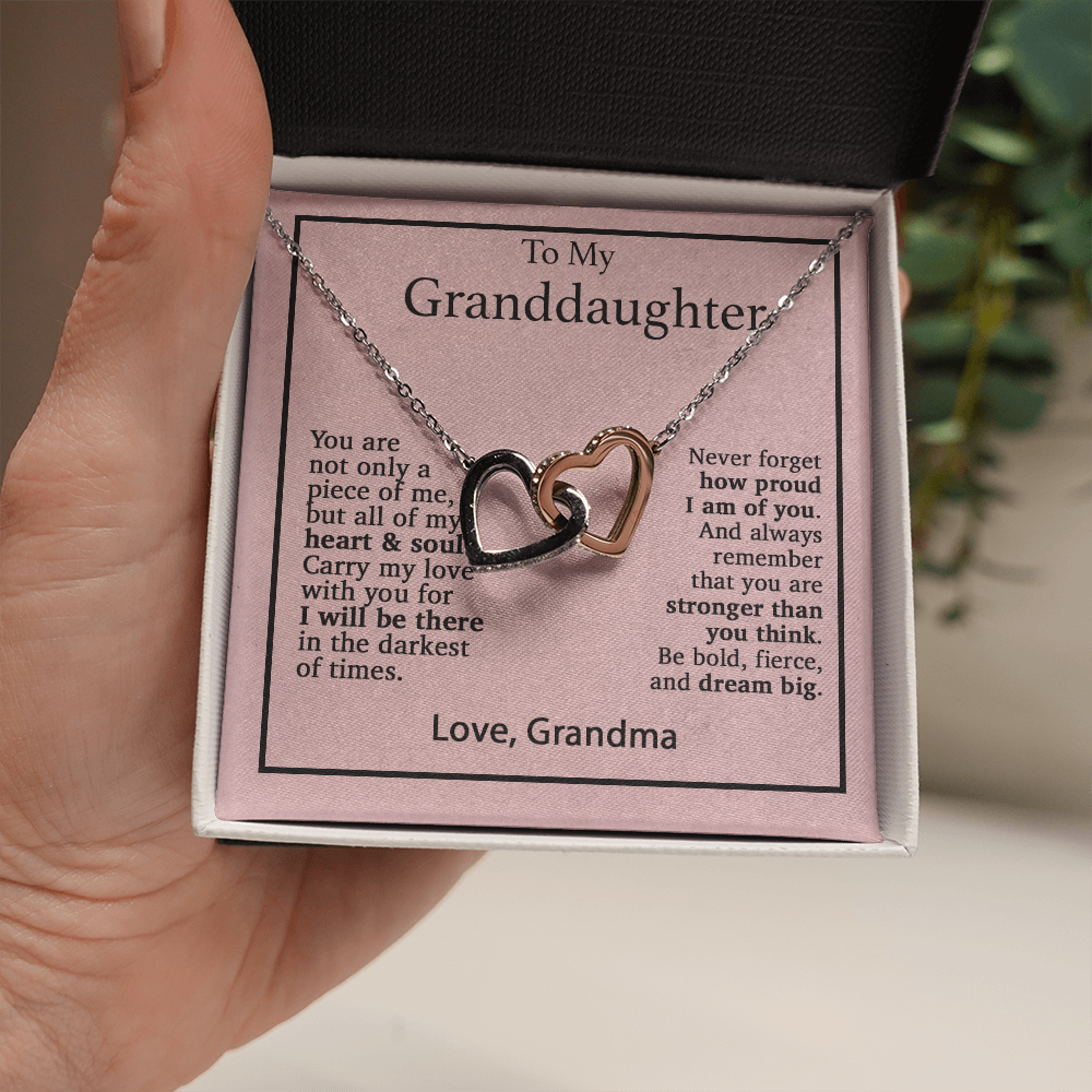 To My Granddaughter Necklace, Birthday Gift For Granddaughter, Birthday Gifts