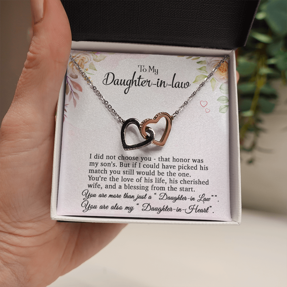 To My Daughter-In-Law Necklace, Gift For Daughter In Law, Daughter In Law Gift