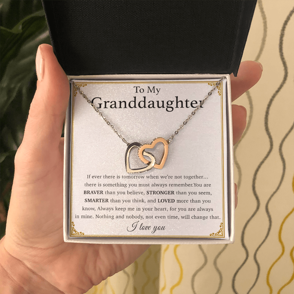 To My Granddaughter Necklace, Birthday Gift For Granddaughter, Birthday Gifts